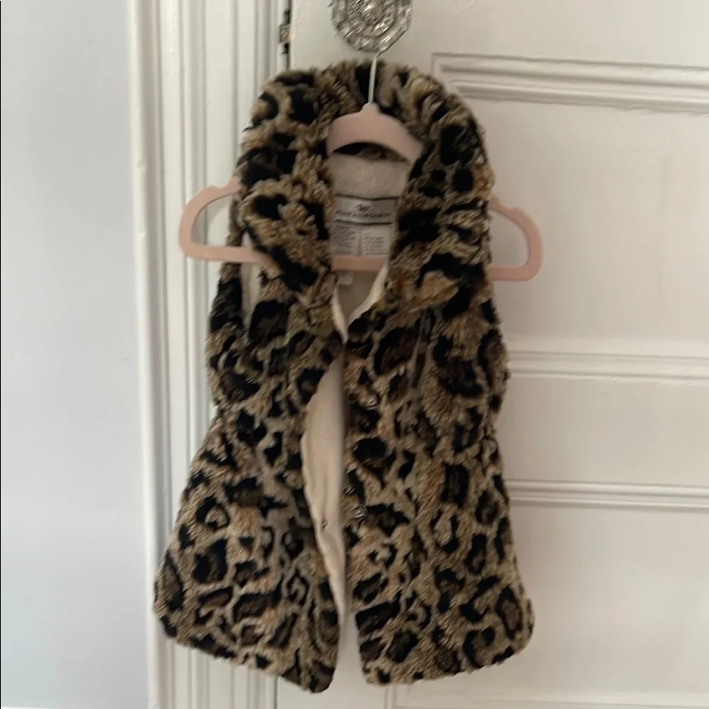 American Widgeon Faux Fur Vest 3-4T